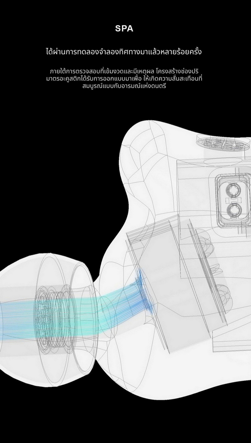 Ear Acoustic Audio SPA-Hi End Ultra หูฟัง IEMs ไดรเวอร์ Dynamic ไดอะแฟรมบอลไททาเนียม ประกันศูนย์ไทย
