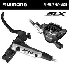 ชุดดิสเบลค SLX BR-M675 หน้า/หลัง ประกอบเสร็จ (มือเบลค/ก้ามเบลค/สายดำ BH90)