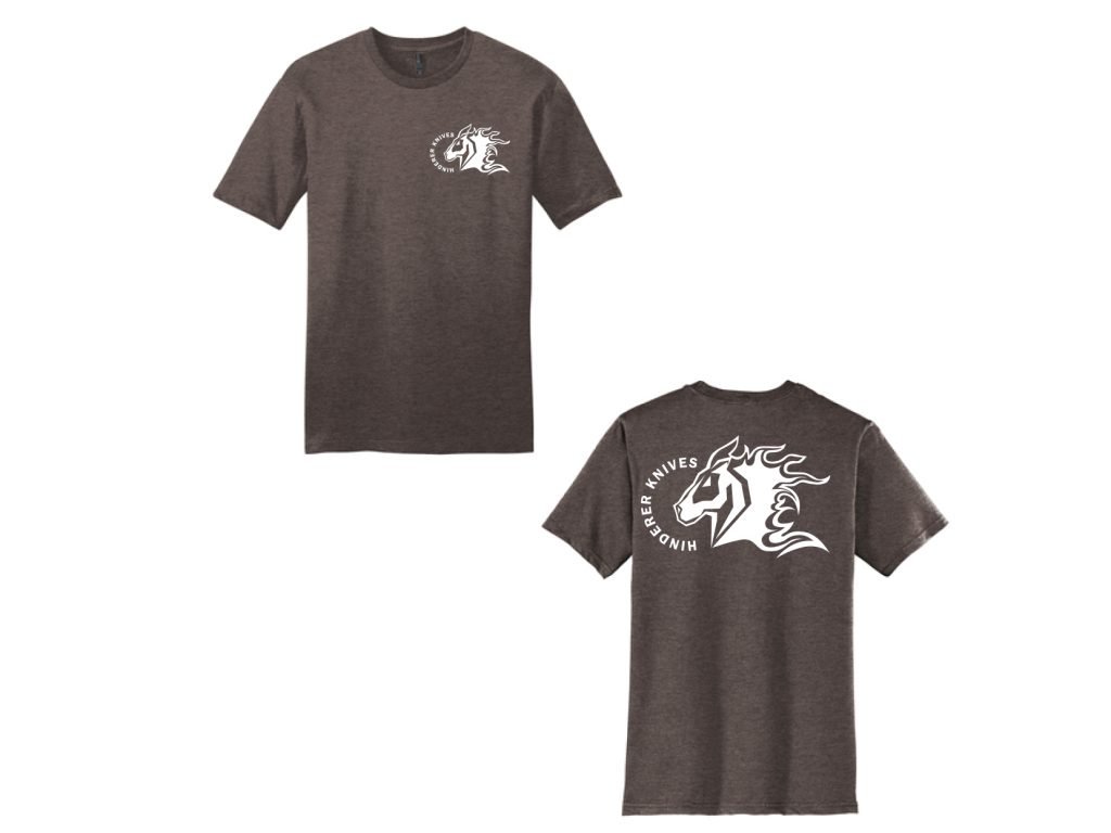 Hinderer Knives T-Shrit Classic Heather Brown
