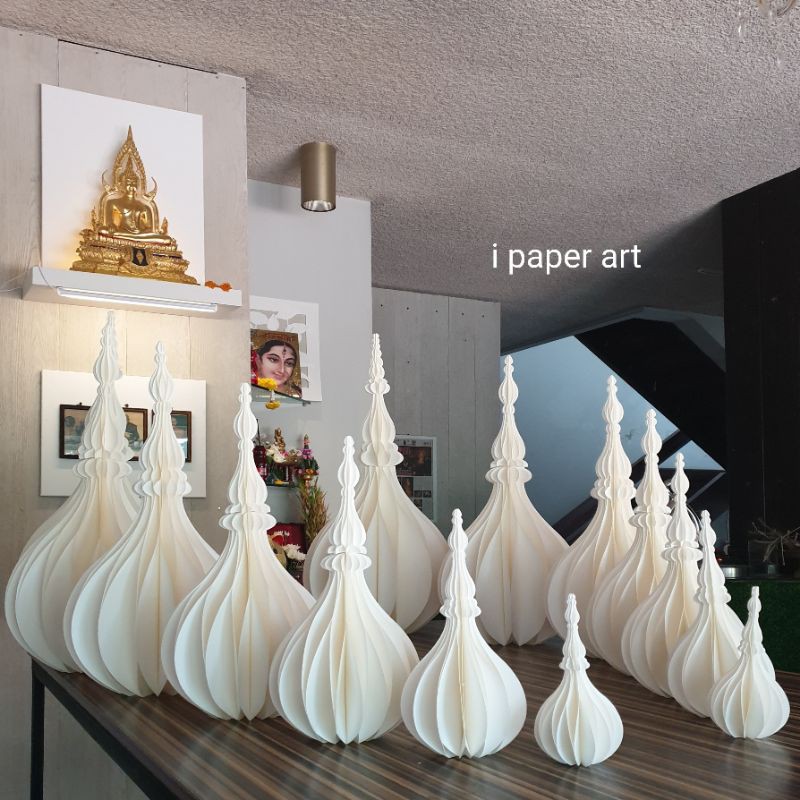 พุ่มเรืองแสง สินค้าไทย งานปราณีต | พุ่มโคมไฟ พุ่ม LED ทำพุมเงินพุ่มทอง