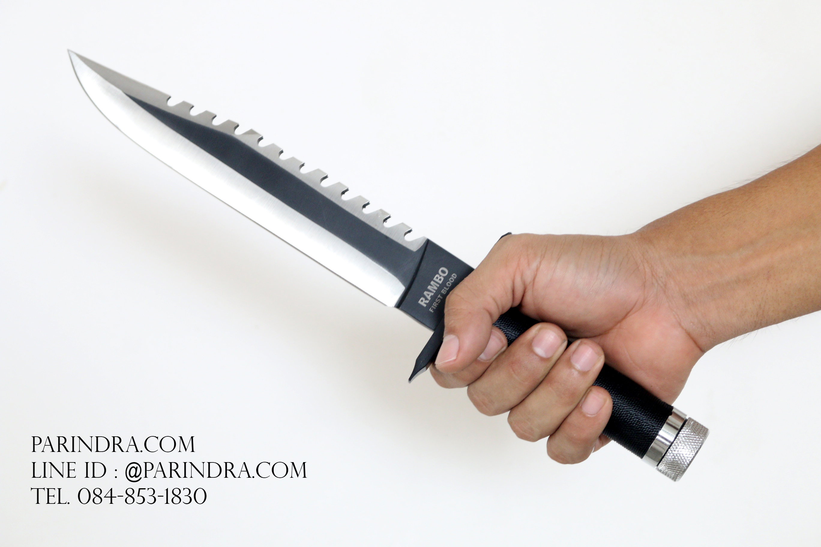 มีดเดินป่าใบตาย RAMBO l แรมโบ้ First Blood สุดโหด (OEM)