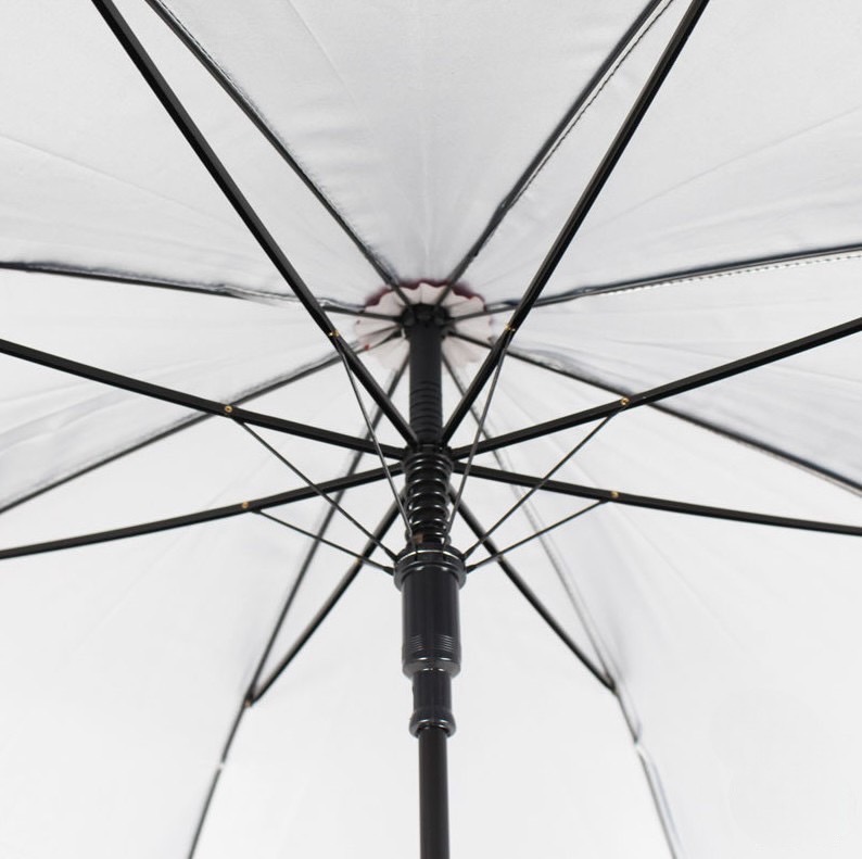 ร่มพับตอนเดียว 24 นิ้ว ด้ามจับพลาสติกแบบงอ