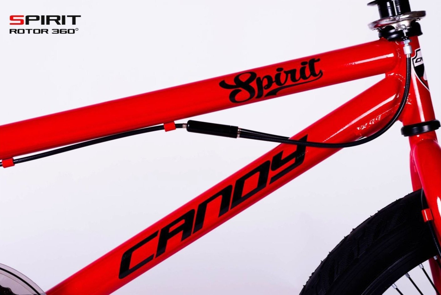 จักรยานบีเอ็มเอ็กซ์ BMX CANDY SPIRIT คอโรเตอร์ หมุนได้ 360องศา เฟรมเหล็ก, TT-038
