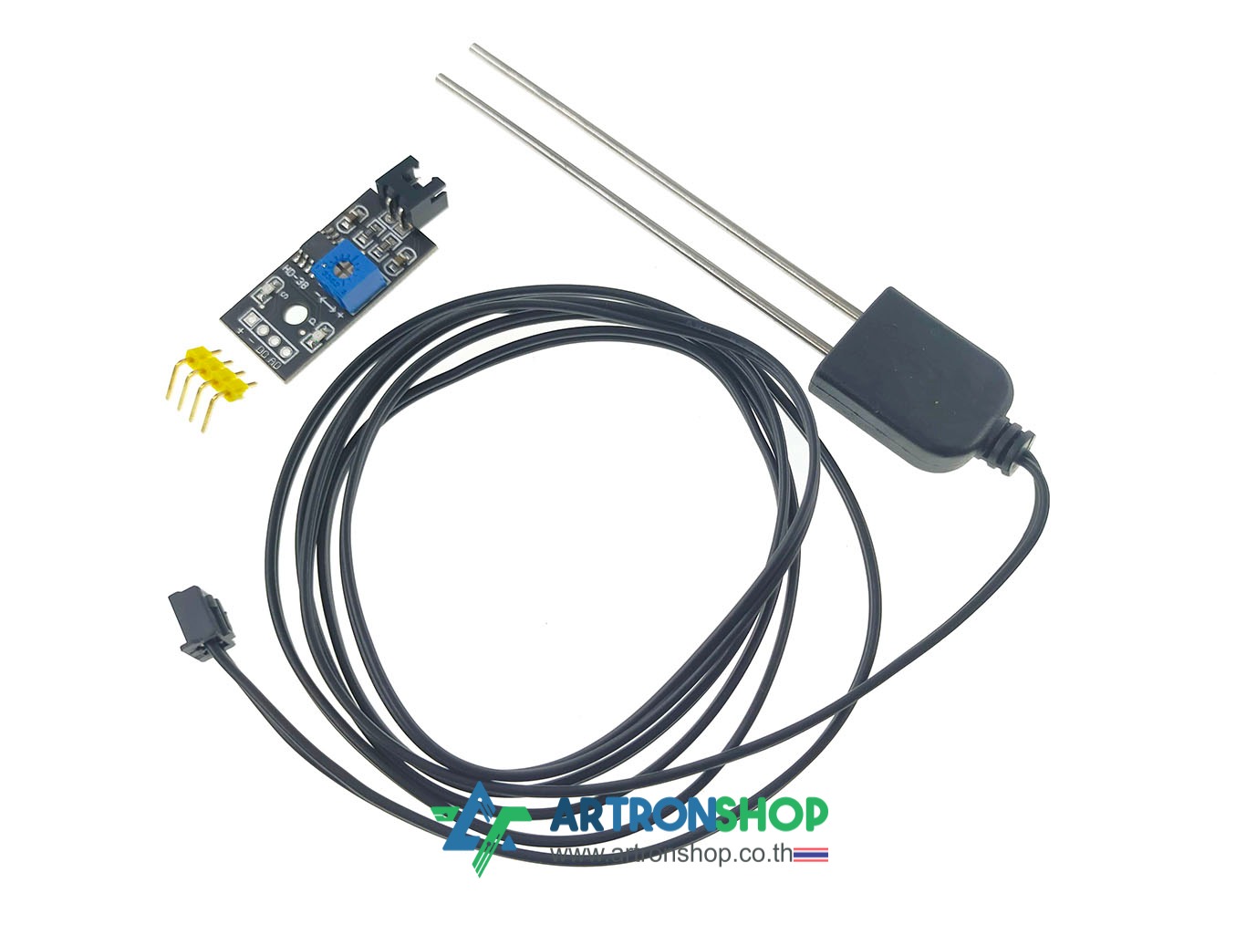 Soil moisture sensor resistance probe