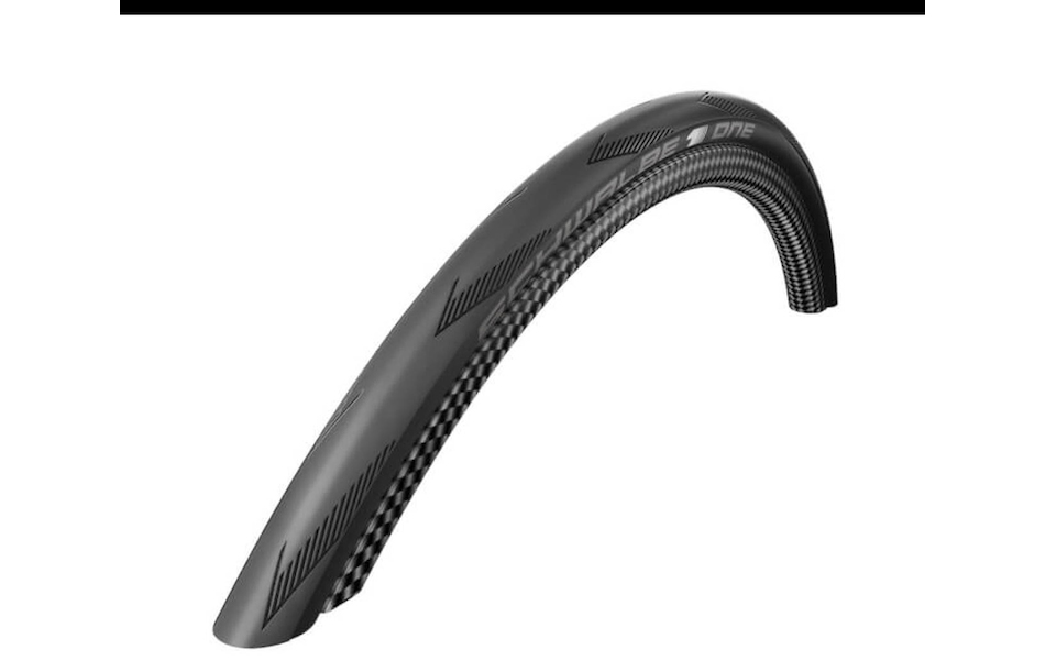 SCHWALBE ยางนอกถนนรุ่น SCHWALBE ONE ขอบพับ, 700X25C, สีดำ 2021