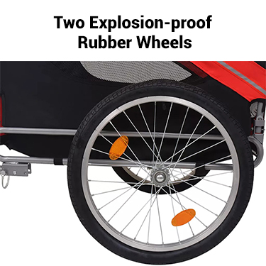 รถพ่วงจักรยาน 3 Horses Bicycle trailer for baby and cargo bicycle for advertising trailer