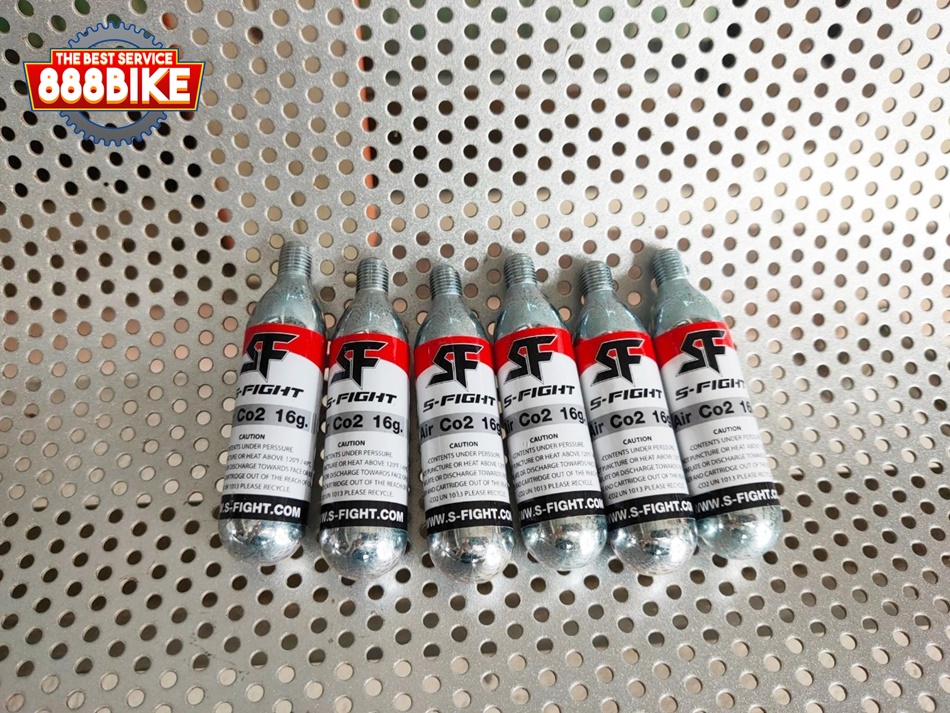 S-Flght เฉพาะหลอดเต็มลม CO2 ขนาด 16 กรัม นน.60 กรัม 1 หลอด