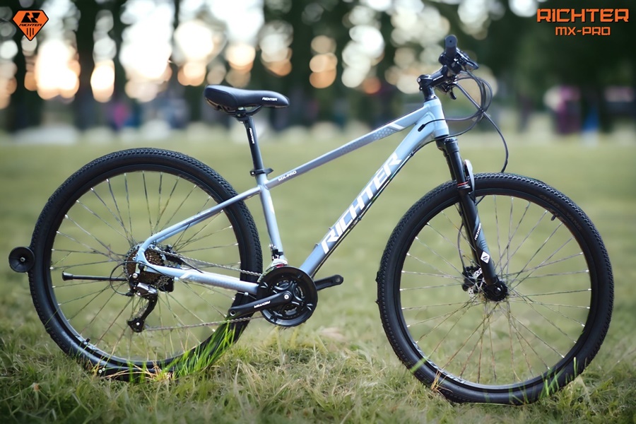จักรยานเสือภูเขา RICHTER รุ่น MX-PRO เฟรมอลูมินั่มซ่อนสาย ชุดขับเคลื่อน SHIMANO ALTUS 27SP ขนาดวงล้อ 29 นิ้ว NEW2023