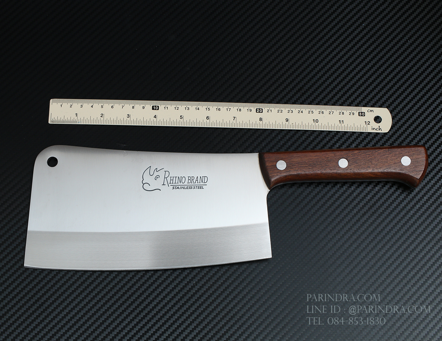 มีดอีโต้ยักษ์ด้ามไม้ Rhino Brand No.996 แสตนเลสทั้งแท่ง ขนาด 9 นิ้ว (ของแท้)