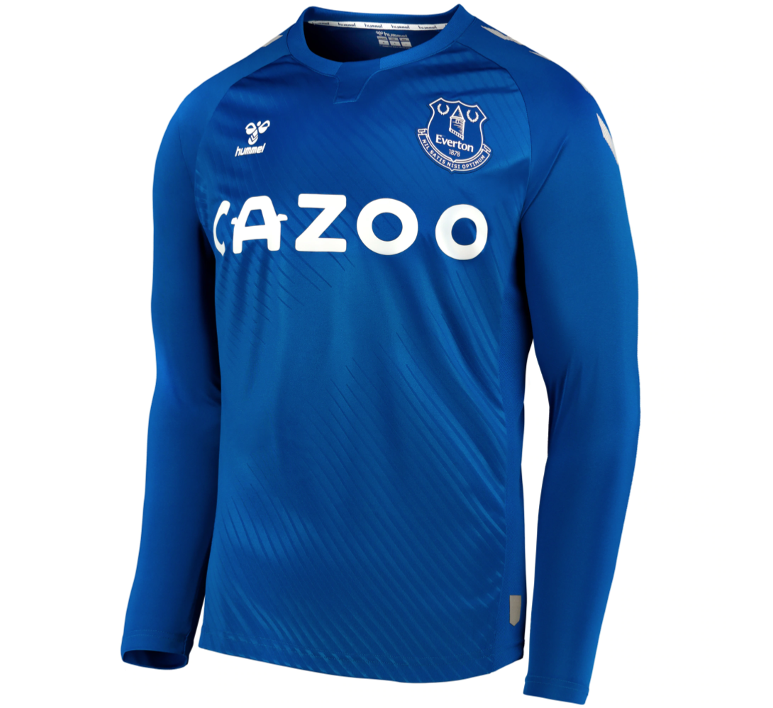 เสื้อเอฟเวอร์ตั้น 2020 2021 ทีมเหย้าแขนยาวของแท้