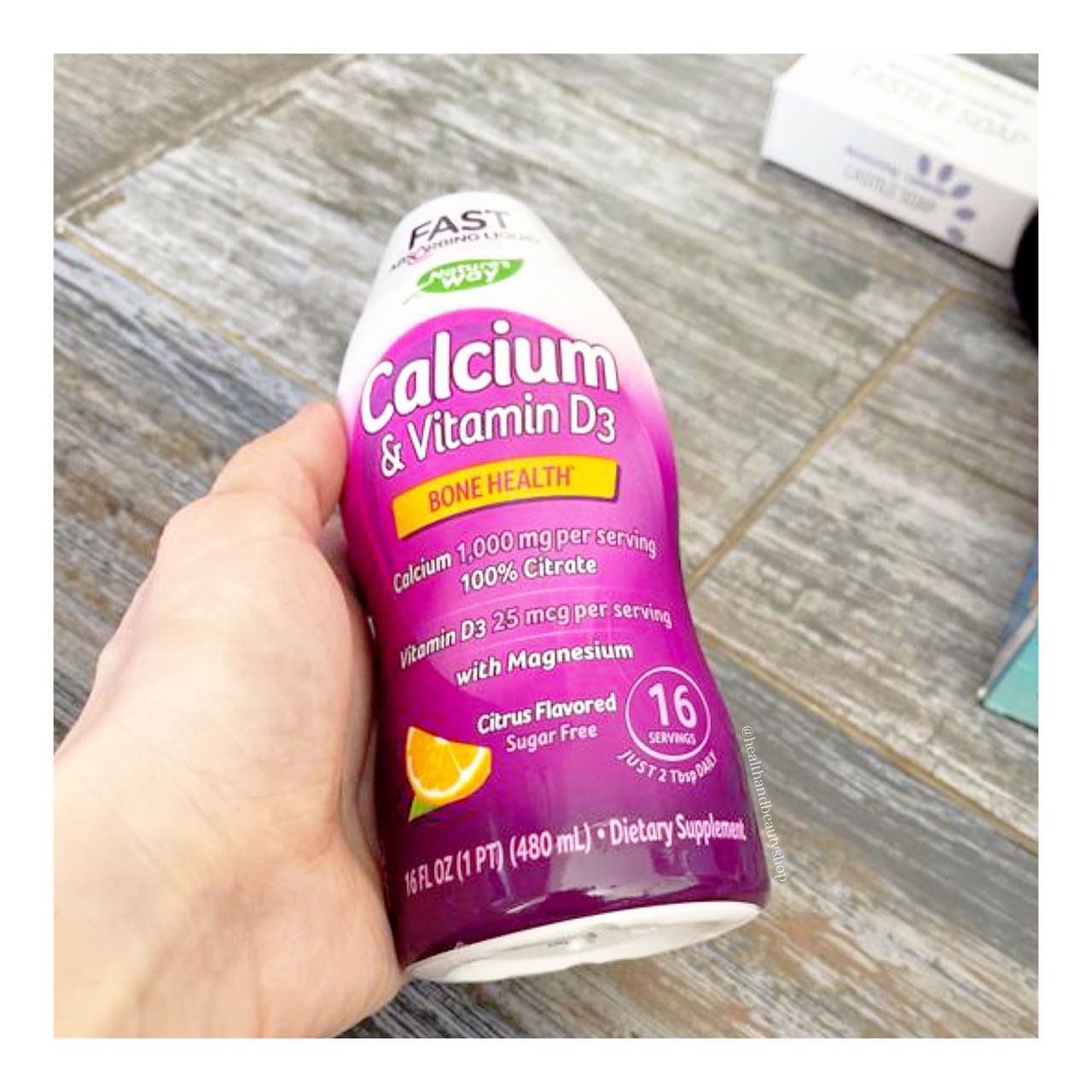 Nature's Way, Calcium & Vitamin D3 Citrus 16 fl oz (480 ml)