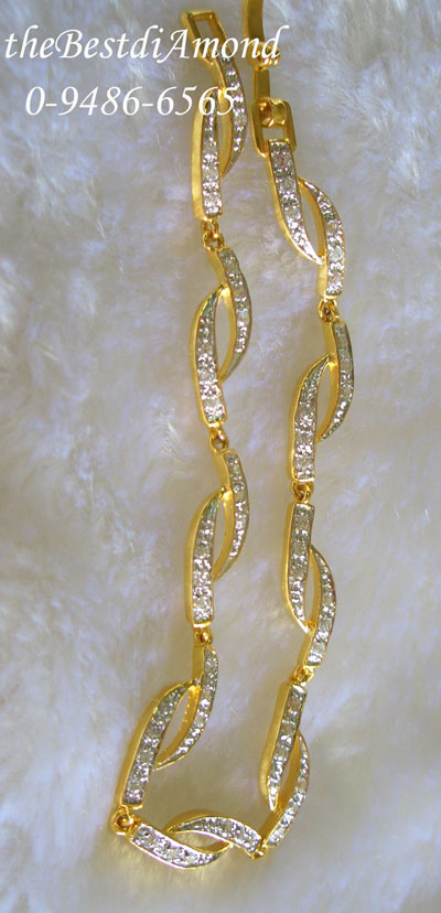 CL002+++สร้อยข้อมือเกรียว สวย ดูดีมากๆๆๆ+++งานฝังเรียบร้อยมากแบบจิกไข่ปลา งานเริ่ดหรู เหมือนจริงสุดๆ