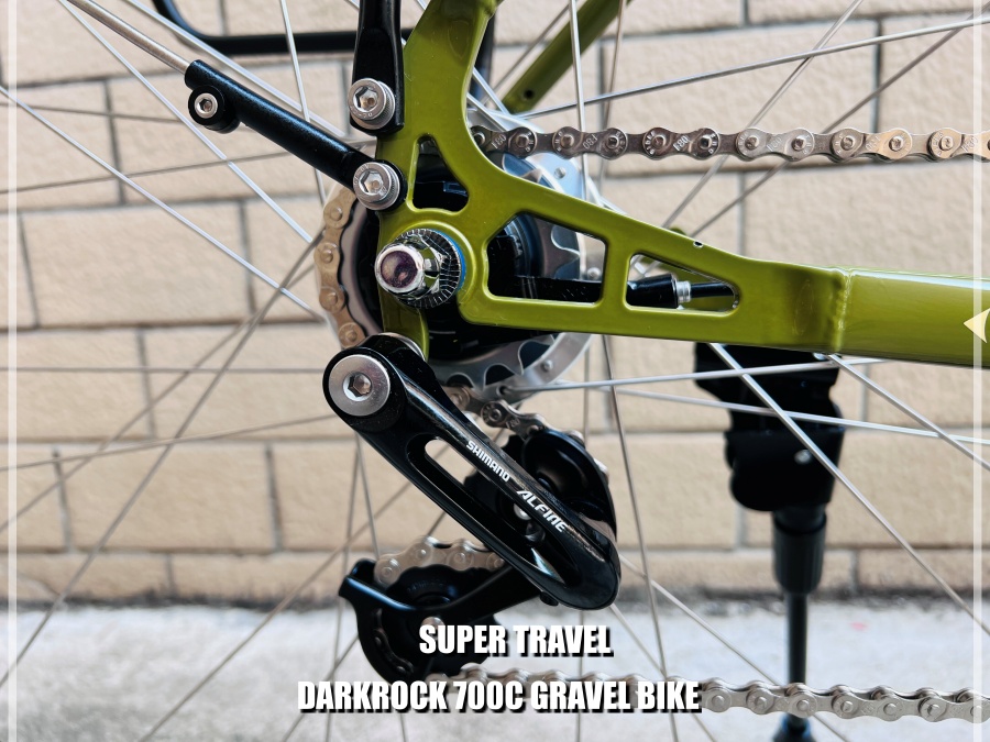 จักรยานกราเวล DARKROCK SUPER TRAVEL 700C GRAVEL BIKE 700C เกียร์ดุม NEXUS ไฟหน้า LED