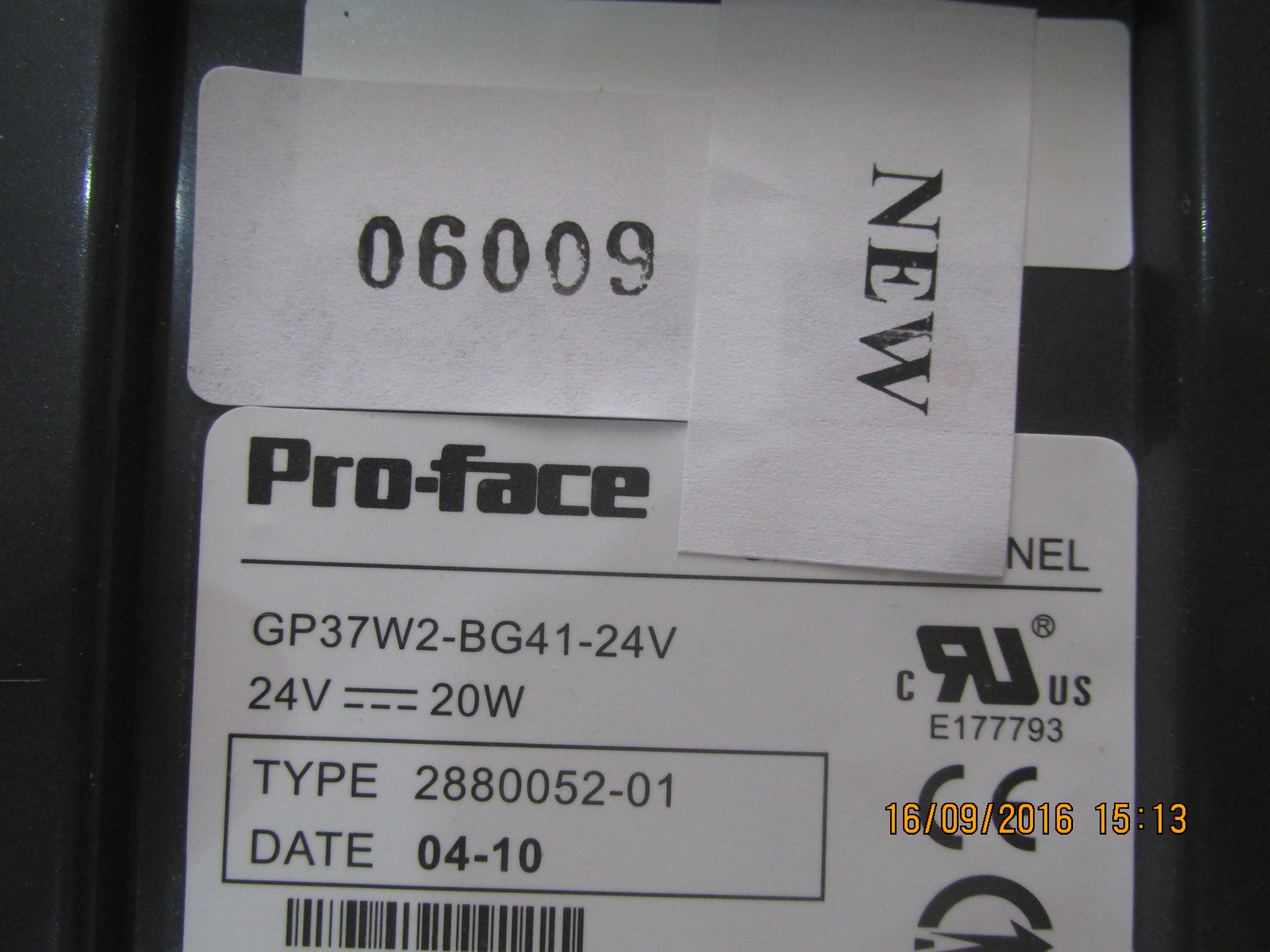 LCD TOUCH SCREEN “ PROFACE ” รุ่น GP37W2-BG41-24V