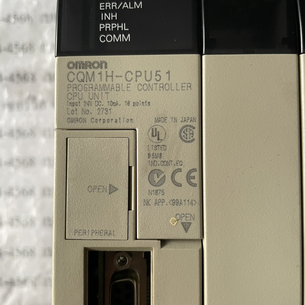 CQM1H- CPU51 PLC " OMRON "