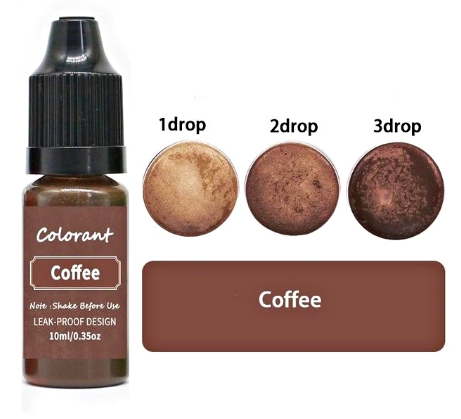 สีผสมเทียนน้ำ-COFFEE