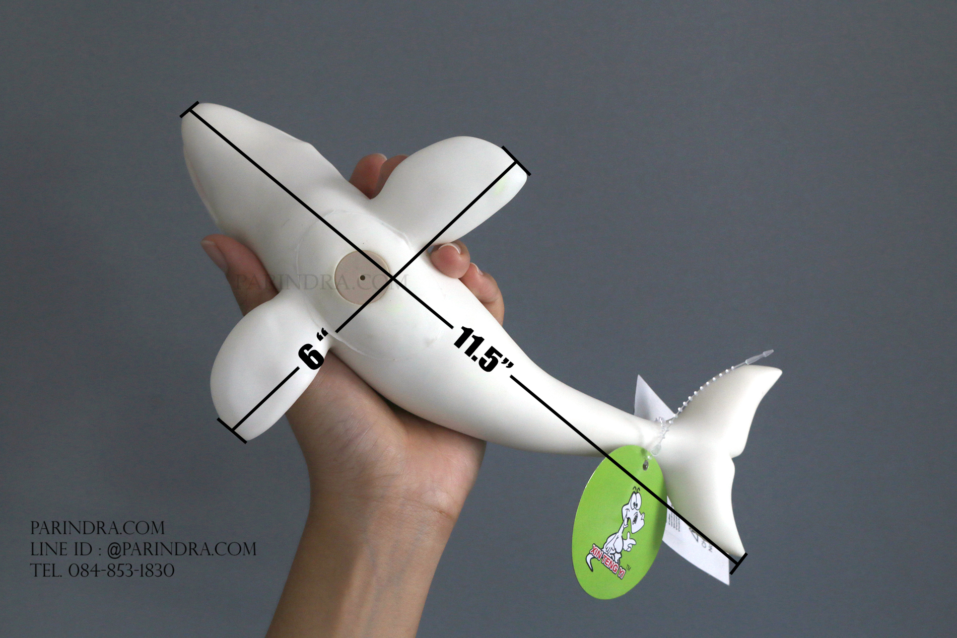 โมเดลปลาวาฬ เบลูก้า Beluga whale ขนาด 1 ฟุต