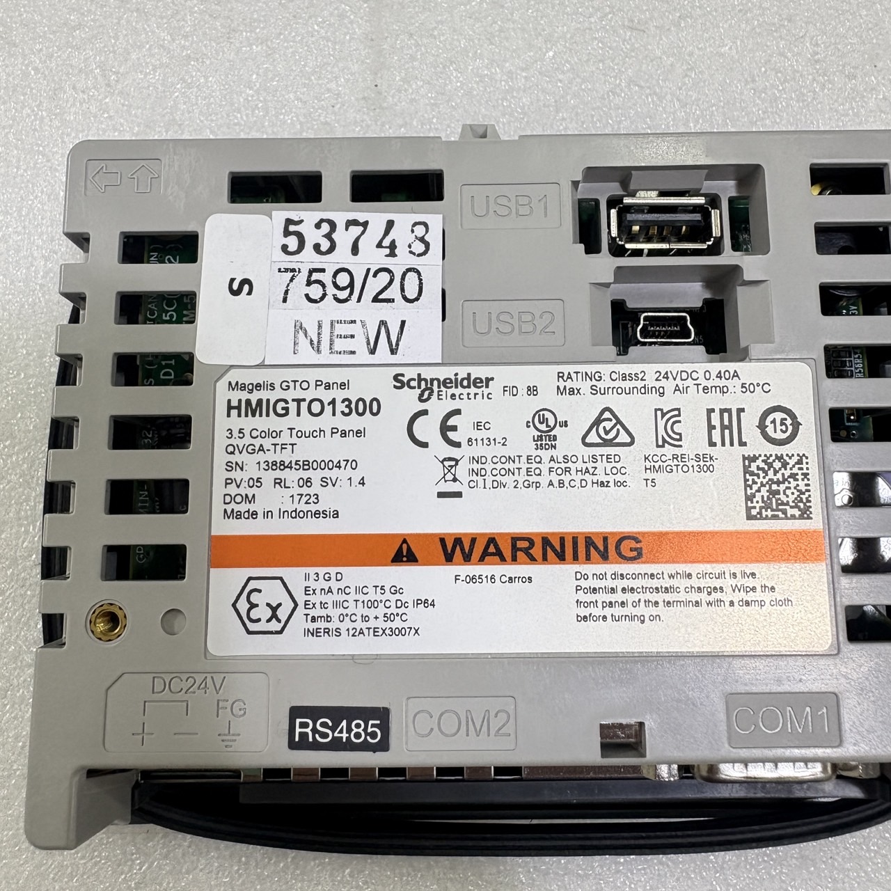 HMIGTO1300 HMI " SCHNEIDER "