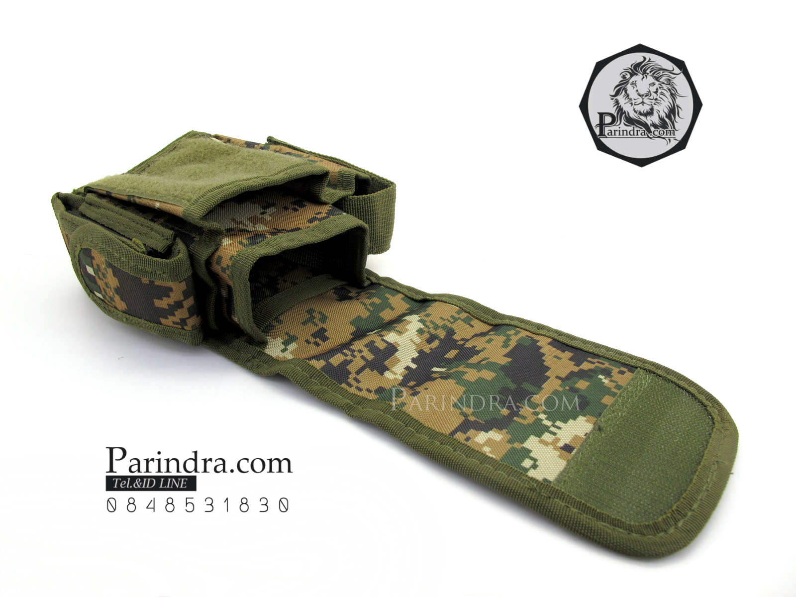 กระเป๋าคาดเอว ผ้าไนลอนลายพรางทหารแบบมินิ พกพาสะดวก ทนทาน แข็งแรง