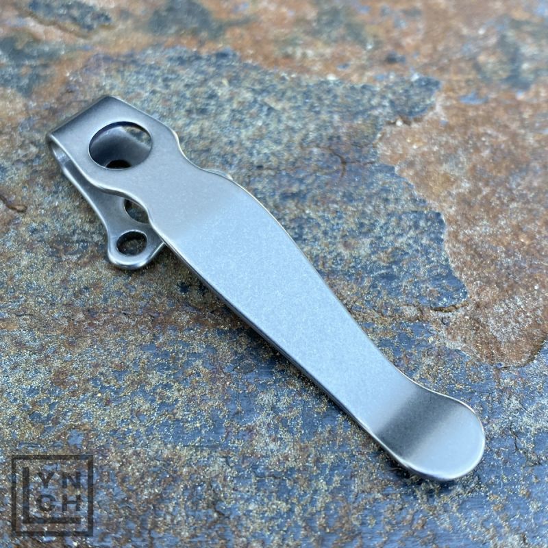 SPYDERCO TENACIOUS STANDARD CLIP - STONEWASHED