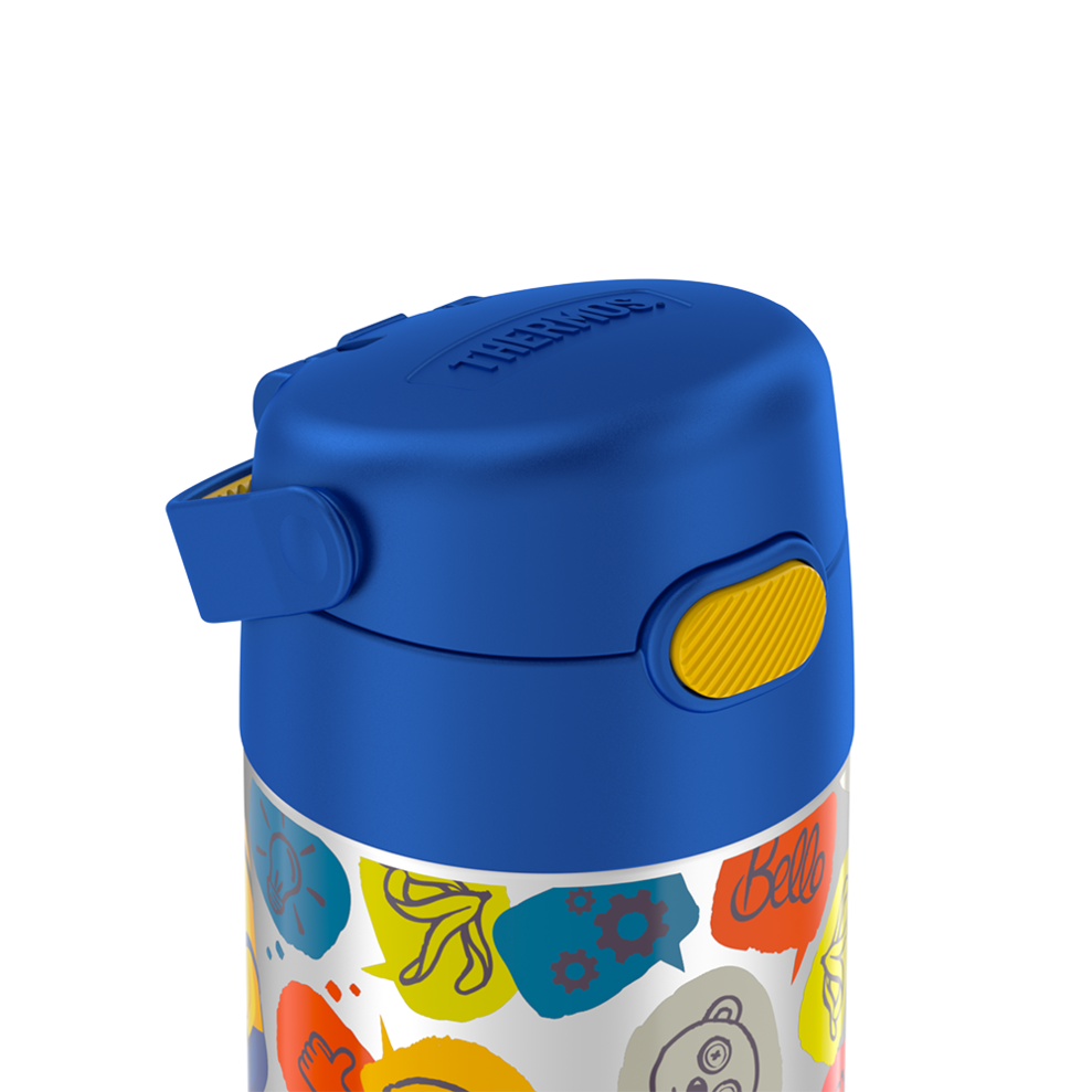 กระติกน้ำเก็บความเย็น มินเนี่ยน Thermos Vacuum Insulated Stainless Steel 12 Ounce Funtainer with Straw