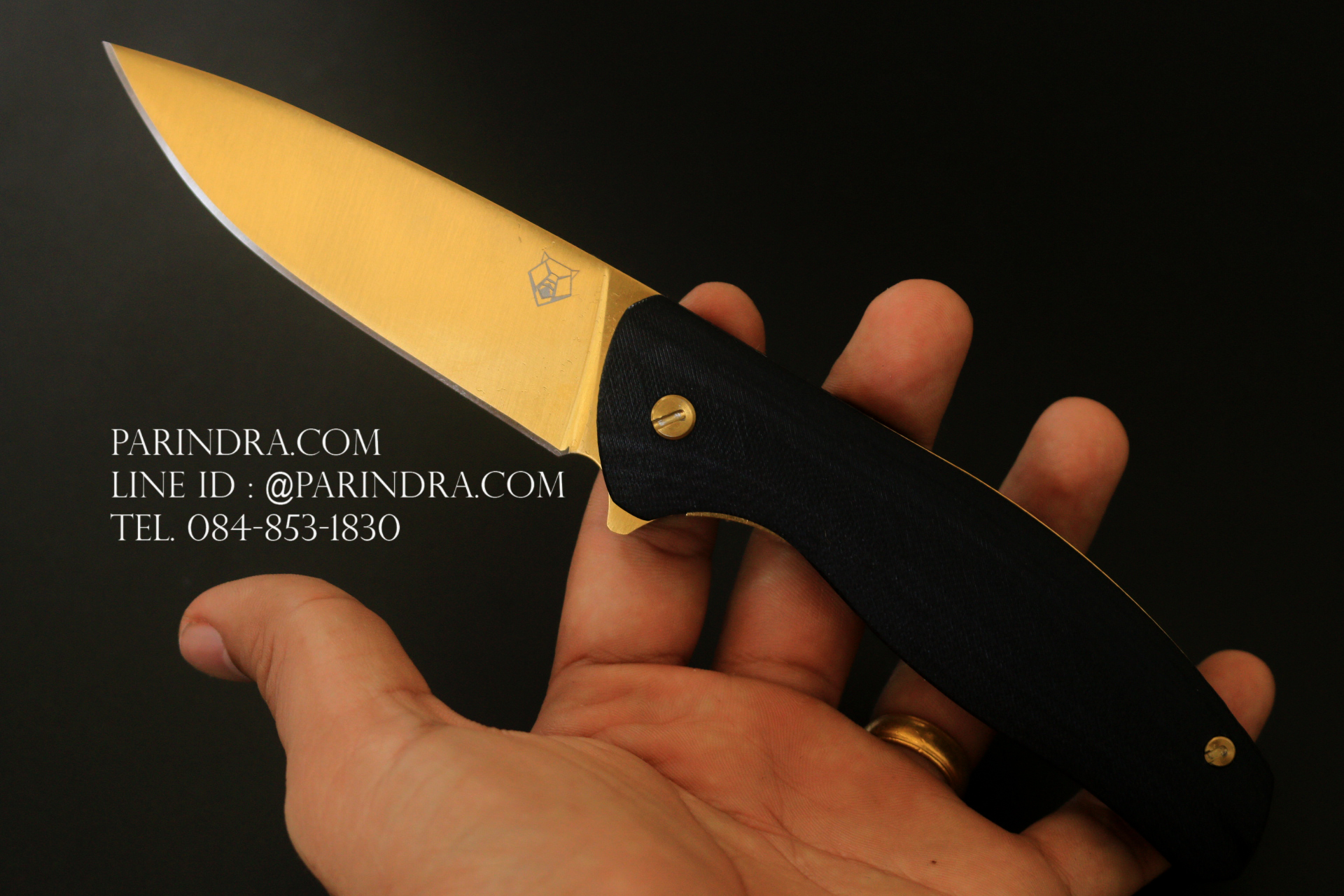 มีดพับ Shirogorov Cronidur 30 EVO สีทองอร่าม (OEM) A+++