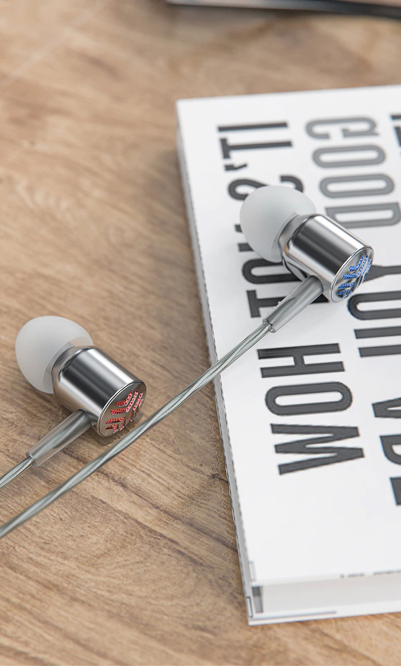 FiiO JD3 หูฟัง 1 ไดรเวอร์ Dynamic พร้อมไมค์ บอดี้แสตนเลส