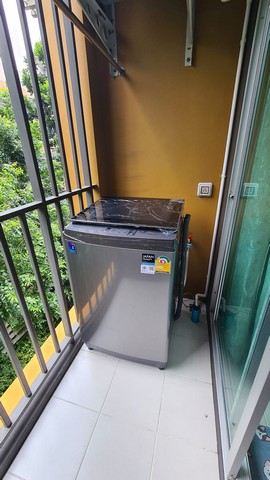 ให้เช่าคอนโด ยู แคมปัส รังสิต-เมืองเอก ตึกA 27 ตร.ม.เฟอร์ครบ มีเครื่องเครื่องซักผ้า ใกล้ ม.รังสิต