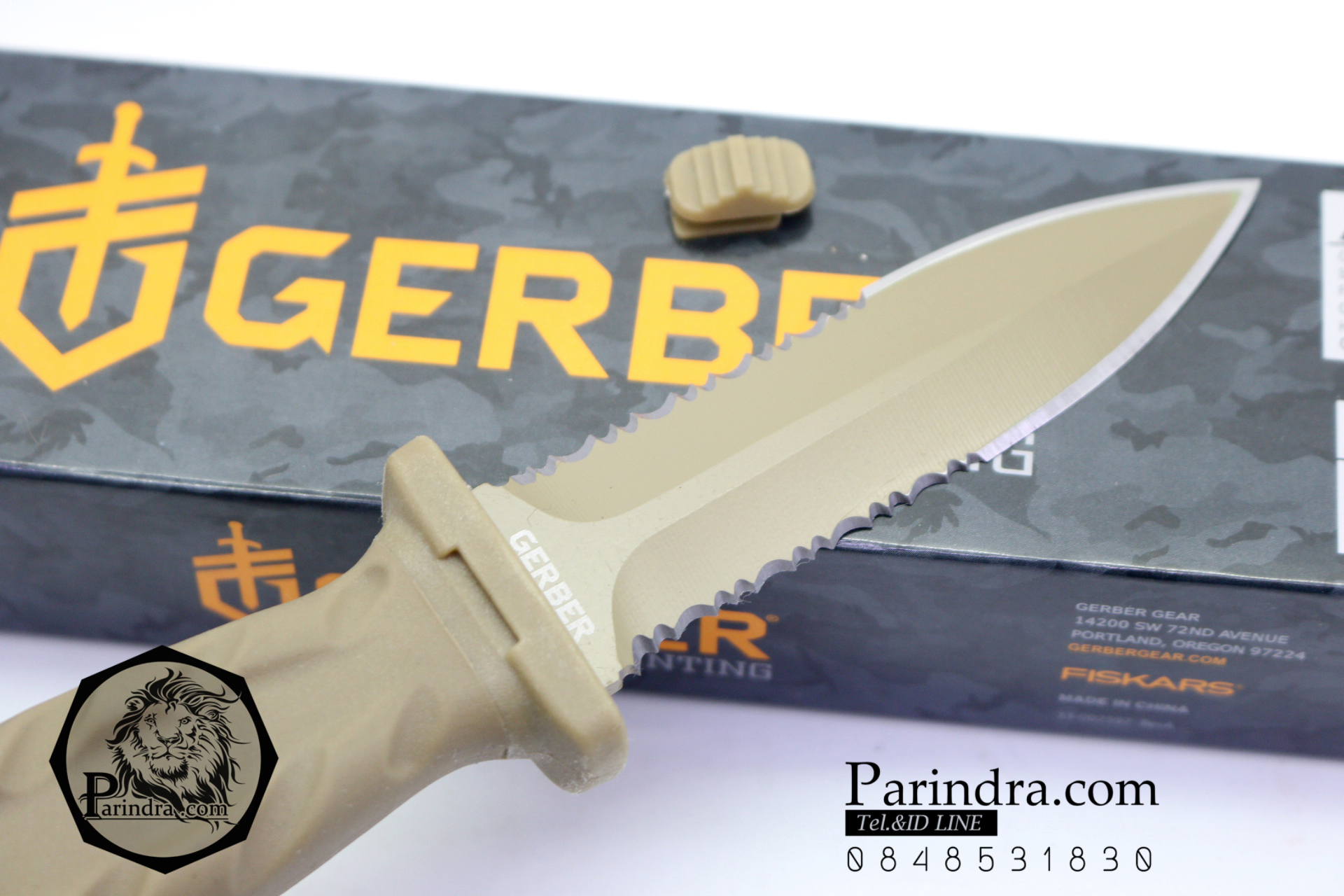มีดใบตาย Gerber Bear Grylls De Facto Desert Tan (OEM) ขนาด 8 7/8 นิ้ว