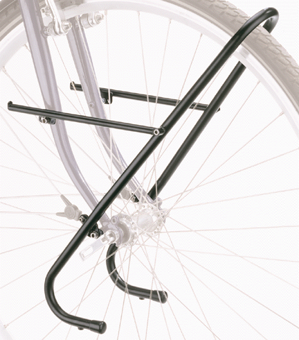 แร็คหน้า TUBUS Tara Lowrider Front Rack สีเงินและสีดำ