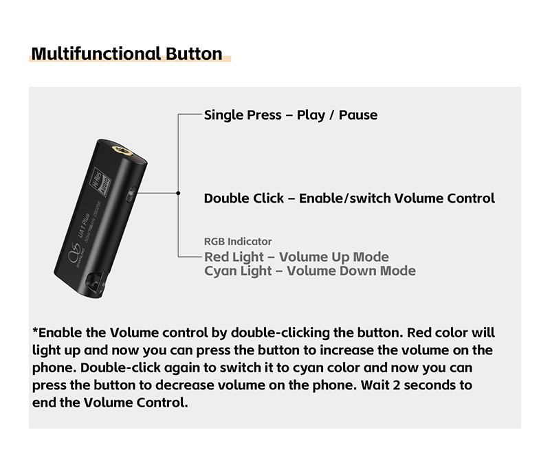 Shanling UA1 Plus USB DAC/AMP พกพา รองรับ Hi-Res ประกันศูนย์ไทย