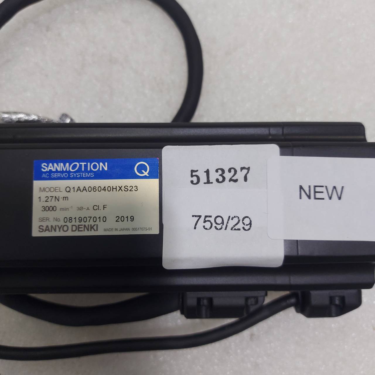 Q1AA06040HXS23 SERVO MOTOR " SANYO DENKI "