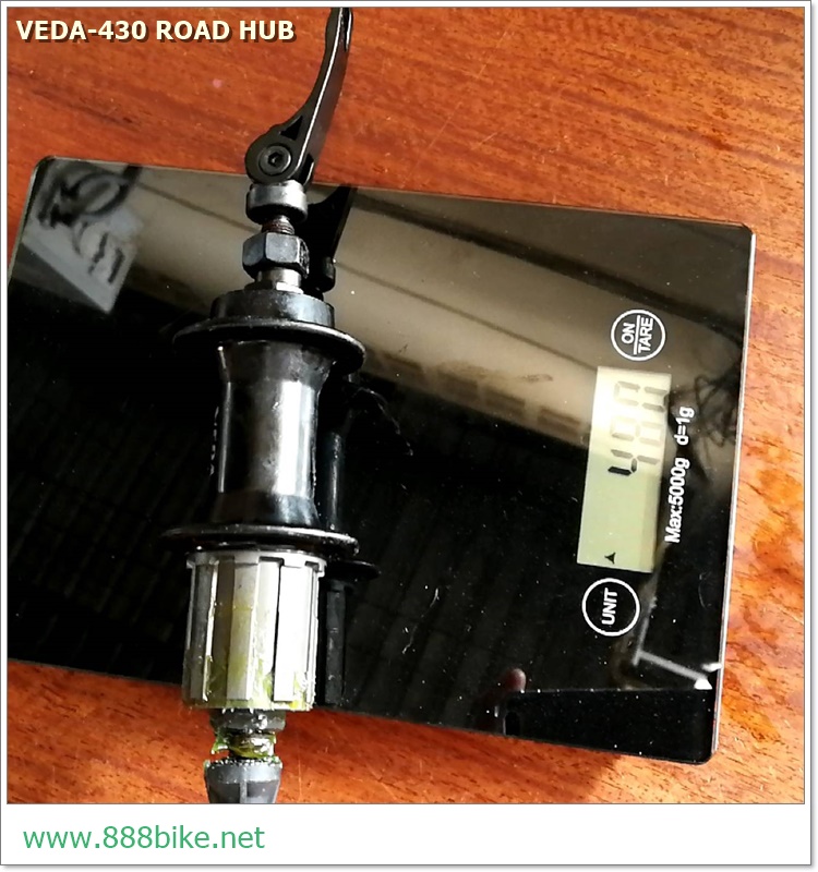 ดุมเสือหมอบ VEDA Sealed bearing หน้า/หลัง v-brake โม่อลูฯ สีดำ 32H 36H