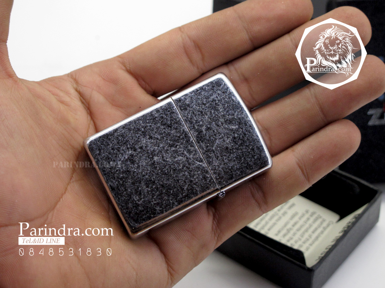 ไฟแช็ค Zippo ลายซิปโป้ ลาย ขีดข่วน Stone Washed สวยงาม ทนทาน ตัวงาน Mirror