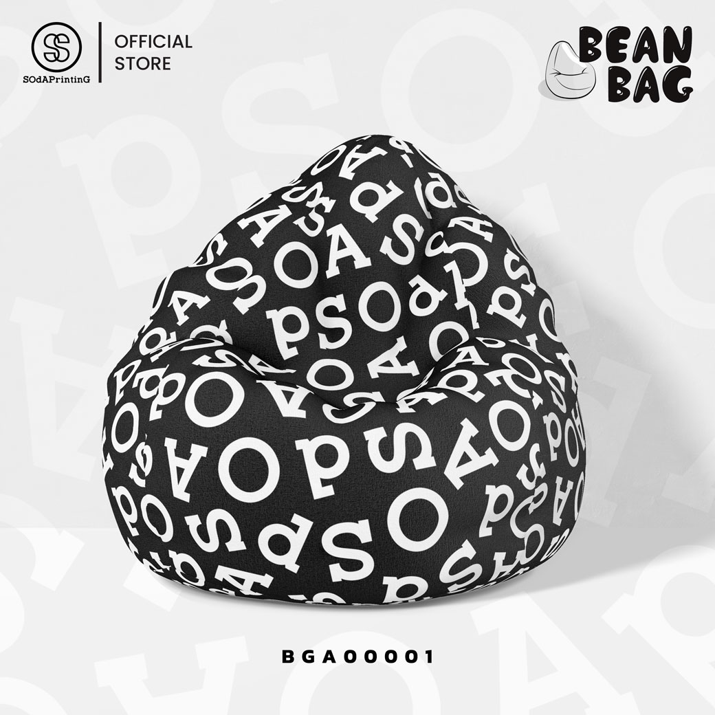 SOdA Original บีนแบค Beanbag รหัส BGA00001📌จัดส่งพร้อมโฟม #Beanbag #SOdAPrintinG