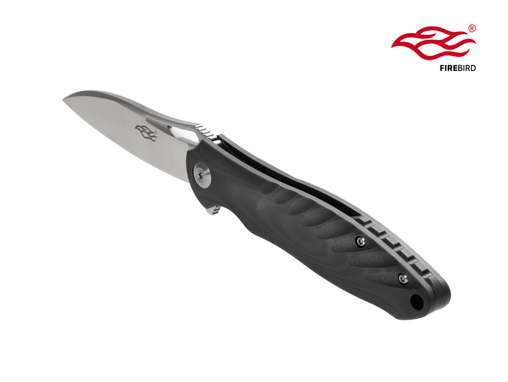 มีดพับ Ganzo กานโซ่ รุ่น FH71-BK / D2 Steel / ด้าม G10 สีดำสนิท ของแท้ 100%