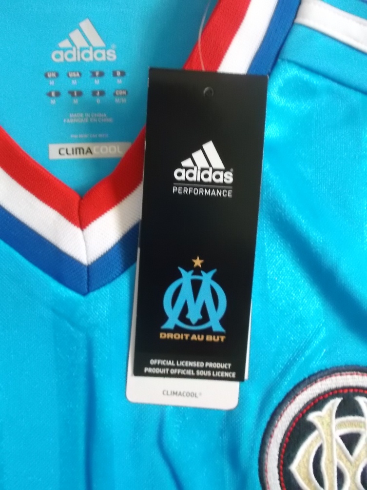 เสื้อฟุตบอล ทีมสโมสรโอลิมปิก มาร์กเซย ชุดเยือน 2012/13 ใหม่ M-Size / OLYMPIQUE de MARSEILLE Football Shirt Away Kit 2012/13 Jersey NEW M-Size