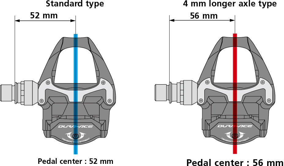 บันไดเสือหมอบ SHIMANO DURA-ACE เสือหมอบ PD-R9100, รุ่นแกนยาวพิเศษ 4MM, มีคลีท, ไม่มีทับทิม, มีกล่อง