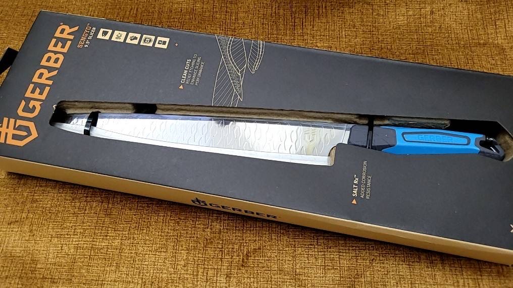 Fishing Series Sengyo Salt Rx 9.5" Slicer Fillet Knife with Polypropylene Handle
