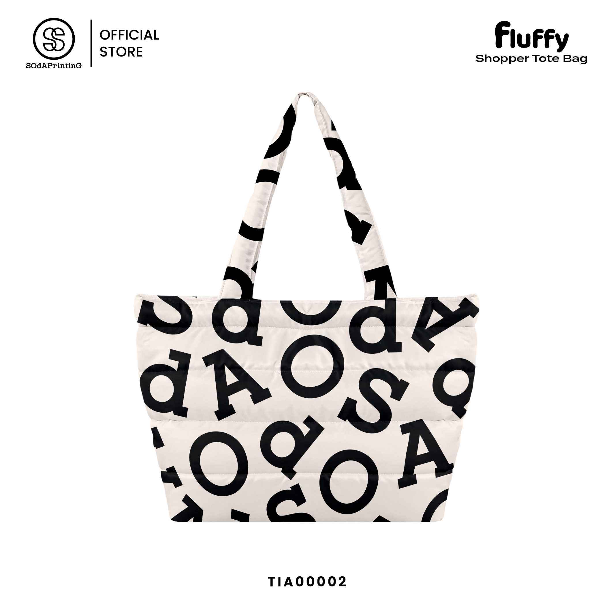 กระเป๋า Fluffy Shopper Tote Bag SOdA Original Collection รหัส TIA00001-TIA00020 #SOdAPrintinG