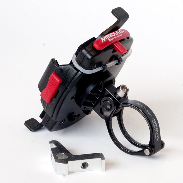 แท่นยึดมือถือ MINOURA ที่วางโทรศัพท์ IPHONE, IH-520-OS, OVERSIZE