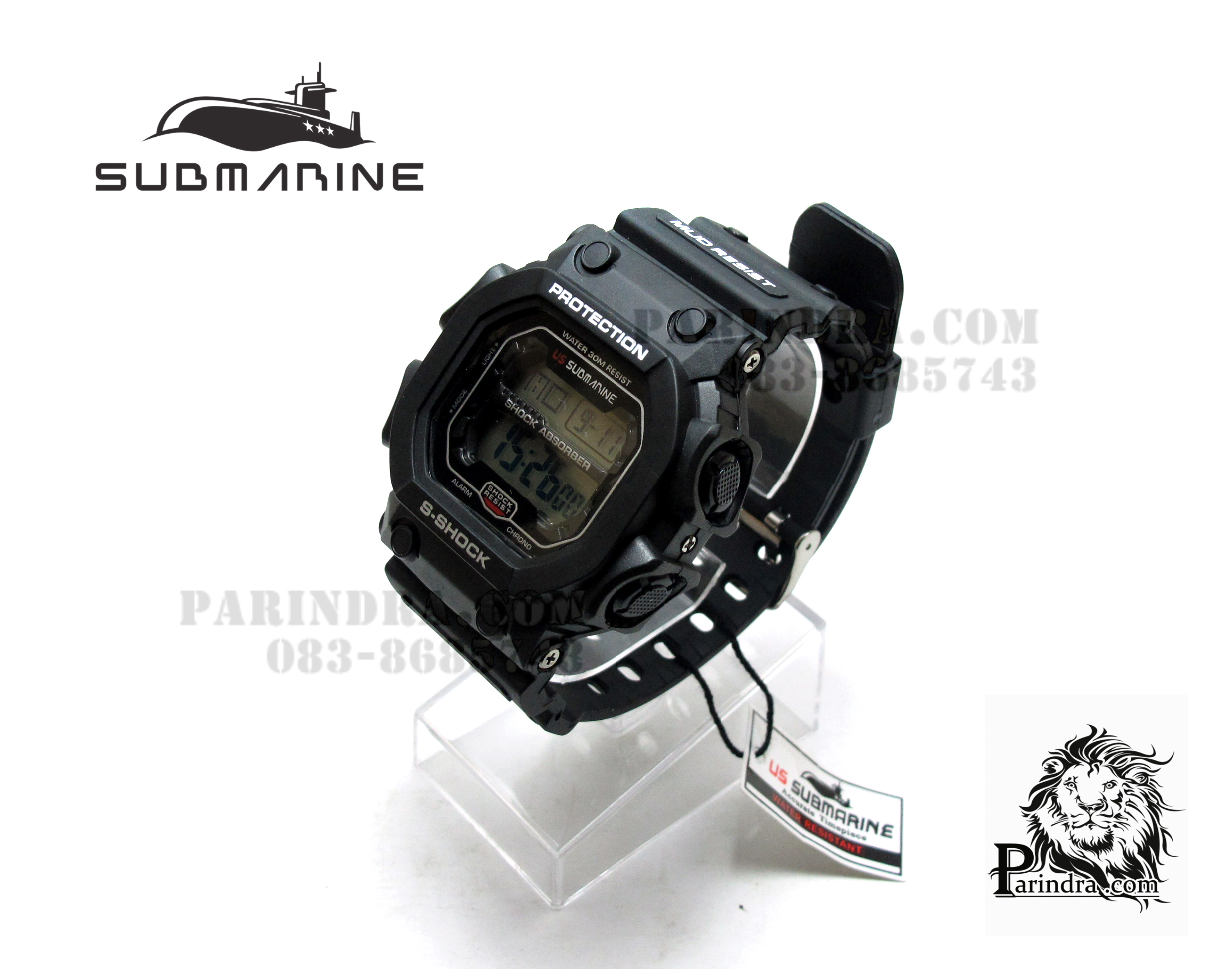 นาฬิกา US submarine รุ่น TP1280M สีดำล้วน คล้ายรุ่น King G-shock