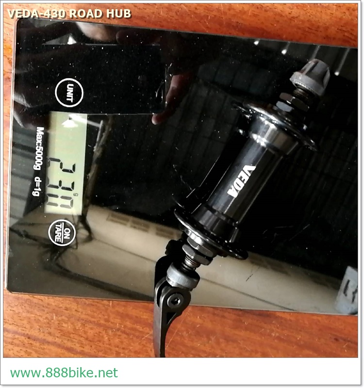 ดุมเสือหมอบ VEDA Sealed bearing หน้า/หลัง v-brake โม่อลูฯ สีดำ 32H 36H