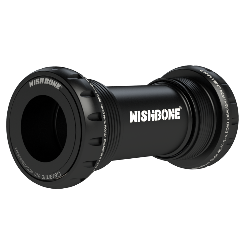 กะโหลก WISHBONE BSA68 Ceramic | Shimano HT2 / SRAM GXP / DUB Compatible | เฟรมมาตรฐาน 1.37"x24T x 68mm | น้ำหนักเบา 94–118 กรัม | รับประกัน 2 ปี