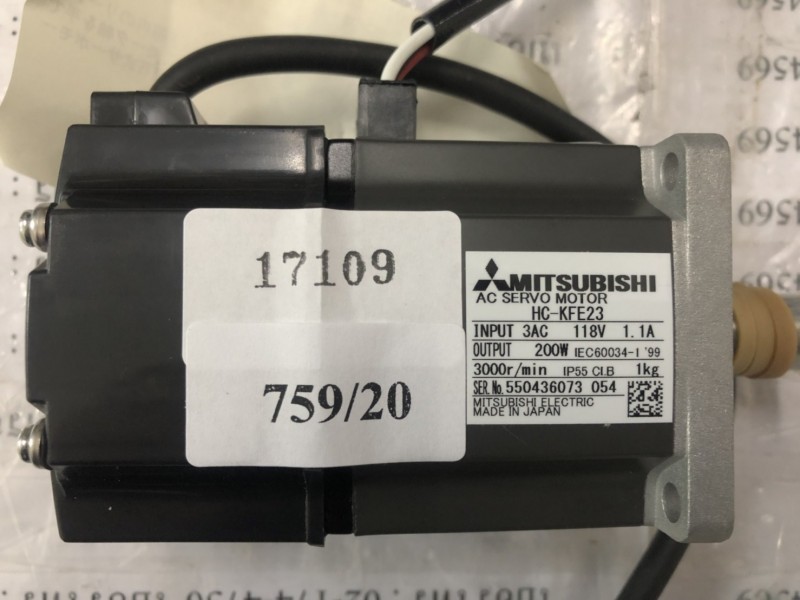 SERVO MOTOR " MITSUBISHI " รุ่น HC-KFE23