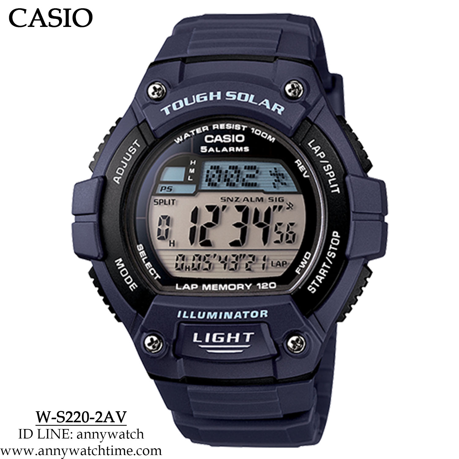 CASIO W-S220-2AV