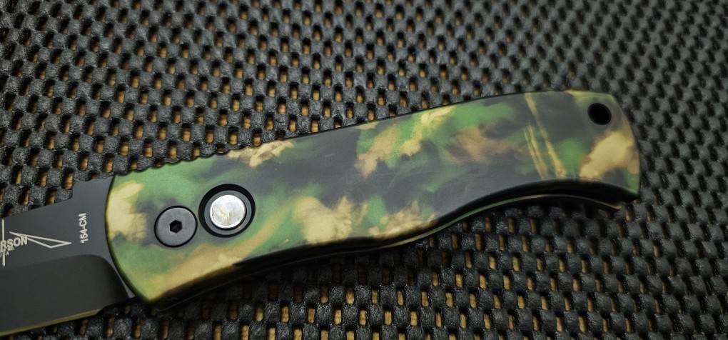 Pro-Tech Emerson CQC7 - REC Exclusive Woodland Camo / DLC 154CM