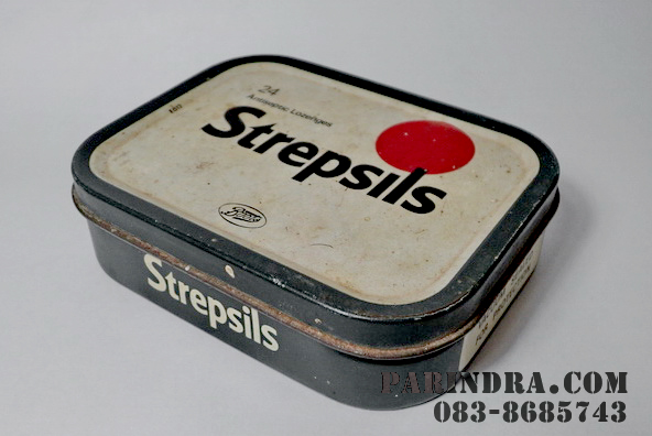 กล่องเหล็ก Strepsils รุ่นเก่า