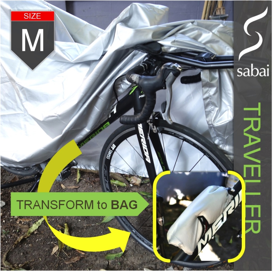 sabai cover ผ้าคลุมจักรยาน - รุ่น TRAVELLER (S,M,L,XL)