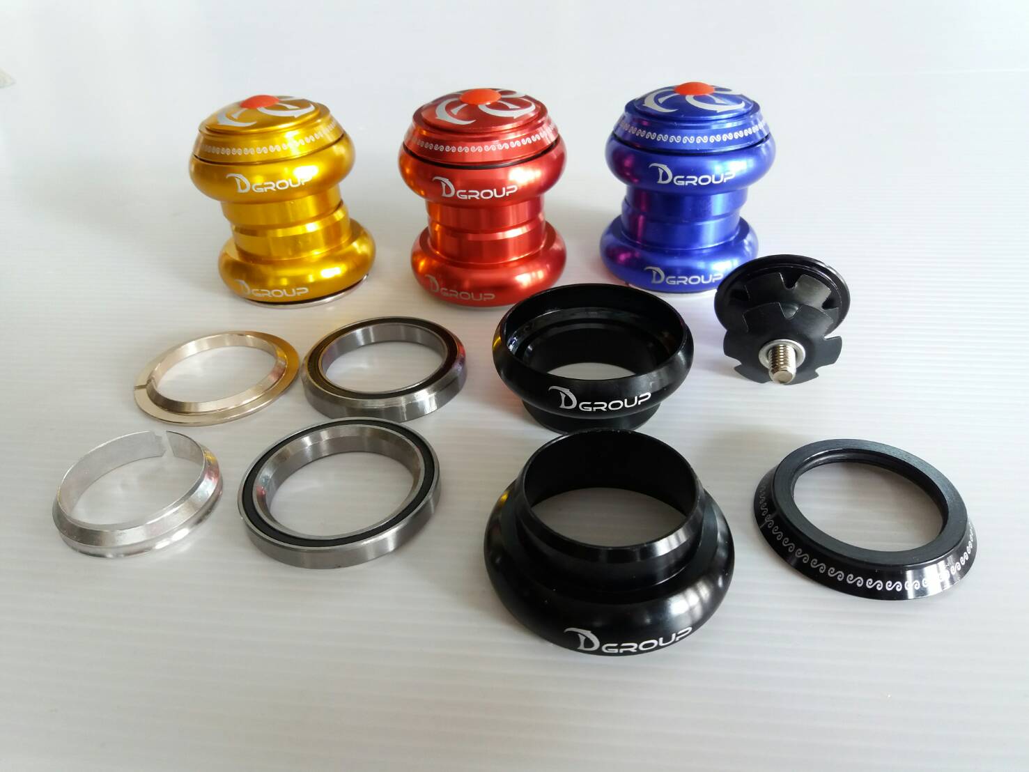 ถ้วยคอลอย D-GROUP SEMI-INTEGRATED ALLOY HEAD SET, 1-1/8", LB-DGROUP